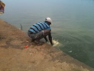 collecting water